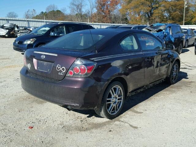 JTKDE167080263283 - 2008 SCION TC BURGUNDY photo 4