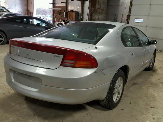 2B3HD46R74H648782 - 2004 DODGE INTREPID S SILVER photo 4