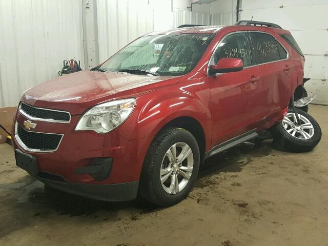 1GNFLFEK8EZ126020 - 2014 CHEVROLET EQUINOX LT RED photo 2