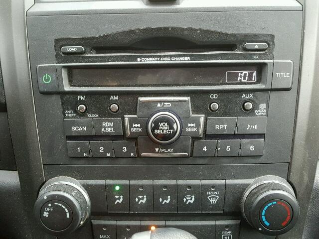 JHLRE4H50BC032628 - 2011 HONDA CR-V EX შავი ფოტო 9