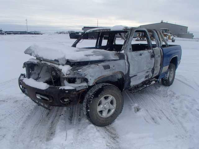 3B7HF13Z01G233021 - 2001 DODGE RAM 1500 BLUE photo 2