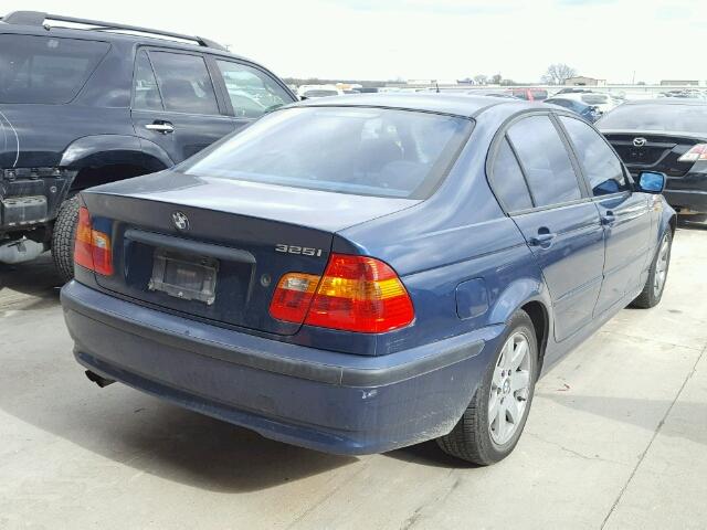 WBAET37493NJ35439 - 2003 BMW 325 I BLUE photo 4