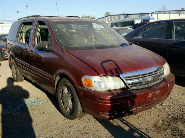 1GNDX13E72D123162 - 2002 CHEVROLET VENTURE LU RED photo 1