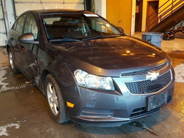 1G1PF5S92B7141872 - 2011 CHEVROLET CRUZE LT GRAY photo 1