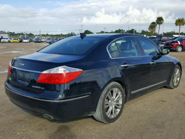 KMHGC4DF5BU140502 - 2011 HYUNDAI GENESIS 4. BLACK photo 4