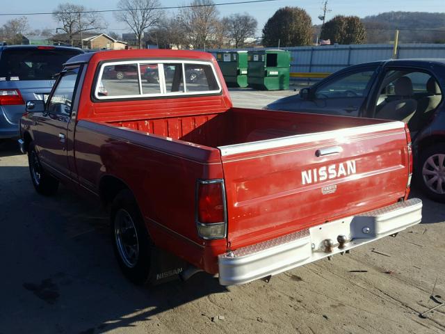 1N6ND01S9GC357693 - 1986 NISSAN 720 RED photo 3