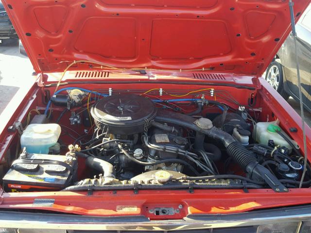 1N6ND01S9GC357693 - 1986 NISSAN 720 RED photo 7