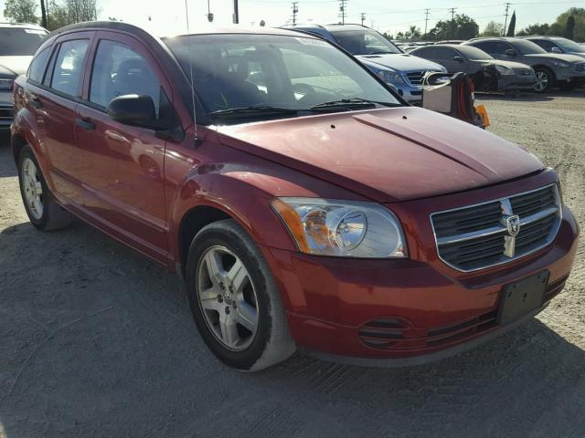 1B3HB48B77D364060 - 2007 DODGE CALIBER SX RED photo 1