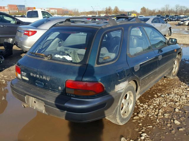 JF1GF4856TH815514 - 1996 SUBARU IMPREZA OU GREEN photo 4