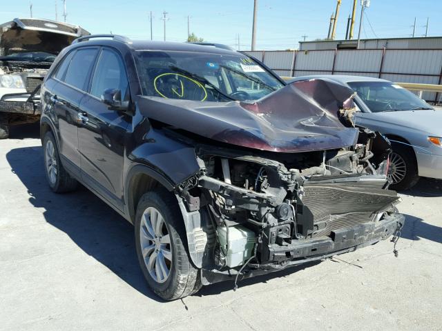 5XYKU3A12BG151439 - 2011 KIA SORENTO EX Tünd qırmızı foto 1