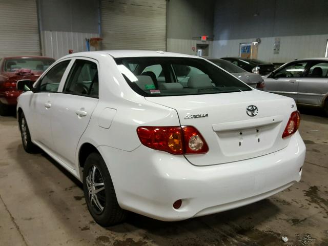 1NXBU40E29Z133358 - 2009 TOYOTA COROLLA BA WHITE photo 3