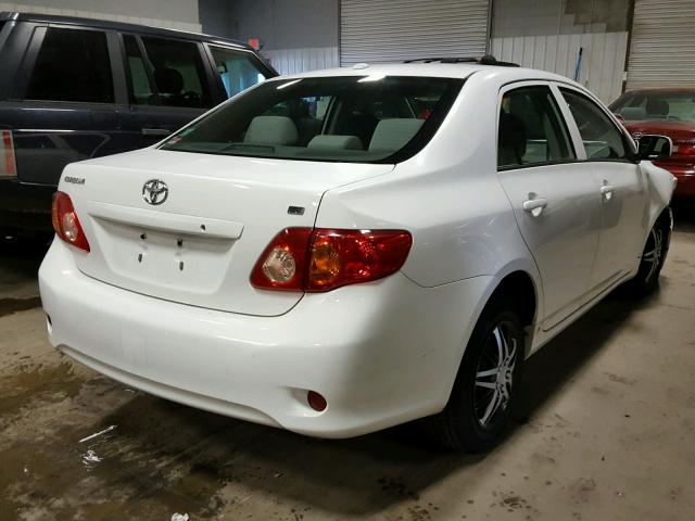 1NXBU40E29Z133358 - 2009 TOYOTA COROLLA BA WHITE photo 4