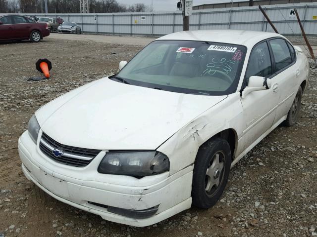 2G1WH52K749418932 - 2004 CHEVROLET IMPALA LS WHITE photo 2