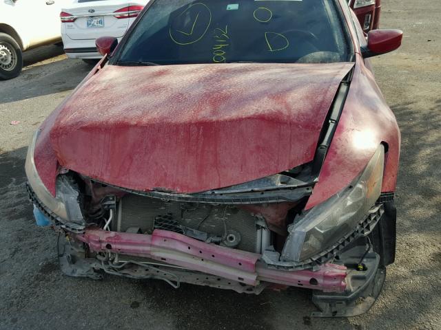 1HGCS1B86AA004132 - 2010 HONDA ACCORD EXL RED photo 9