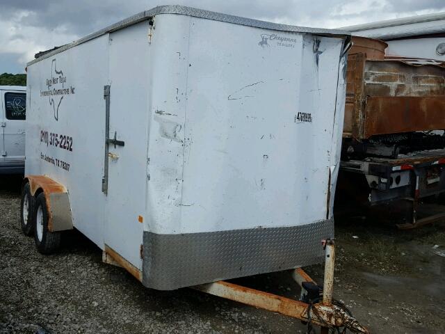 1C9BC16205W757980 - 2005 CARGO TRAILER WHITE photo 1