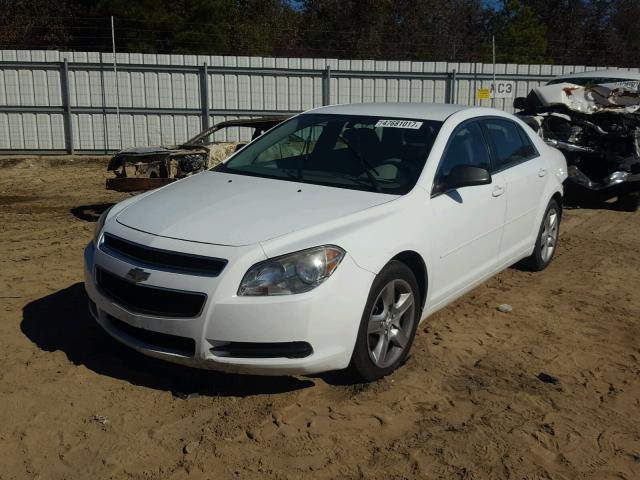 1G1ZA5E06AF146100 - 2010 CHEVROLET MALIBU LS WHITE photo 2