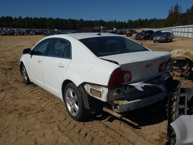 1G1ZA5E06AF146100 - 2010 CHEVROLET MALIBU LS WHITE photo 3