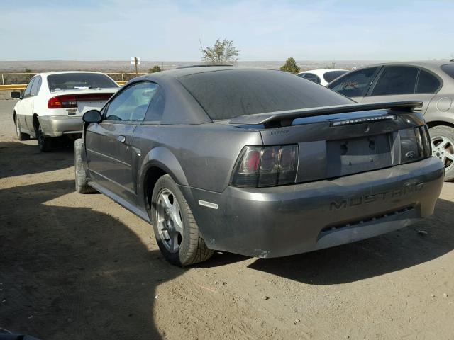 1FAFP40614F158213 - 2004 FORD MUSTANG GRAY photo 3