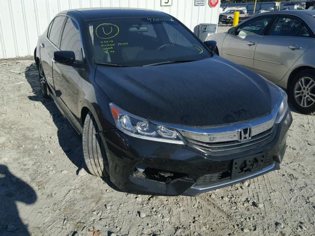 1HGCR2F57GA056511 - 2016 HONDA ACCORD SPO BLACK photo 1