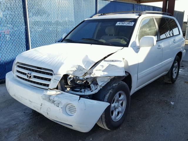 JTEGF21A130082191 - 2003 TOYOTA HIGHLANDER WHITE photo 2