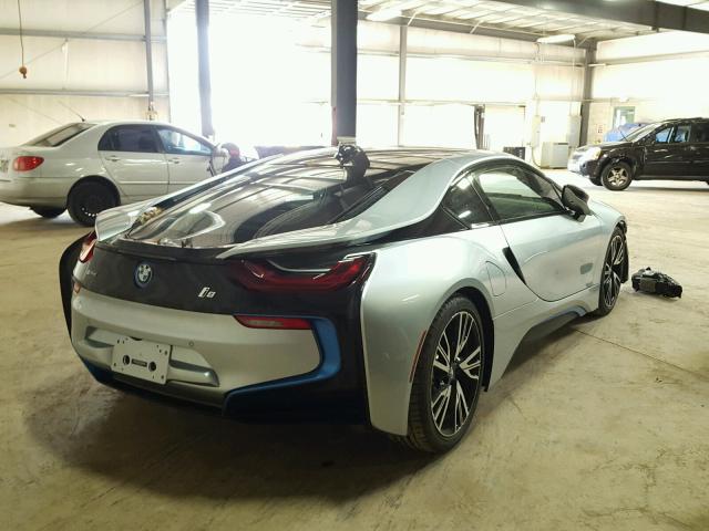 WBY2Z2C58FV391300 - 2015 BMW I8 SILVER photo 4