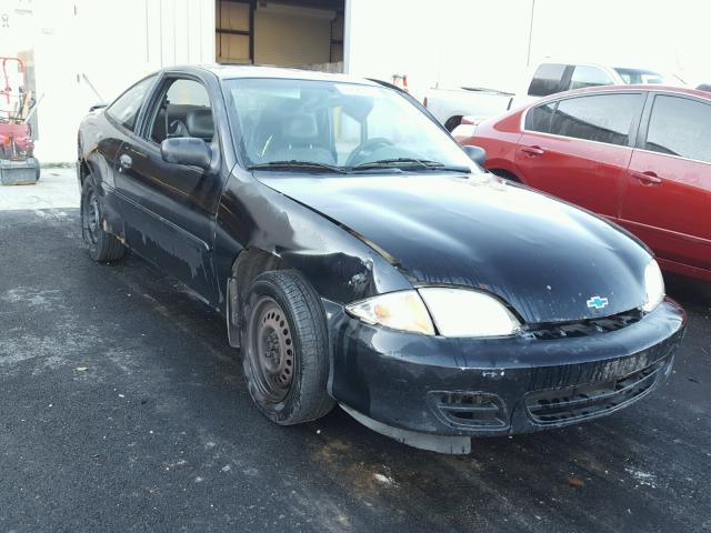 1G1JC124327379399 - 2002 CHEVROLET CAVALIER BLACK photo 1