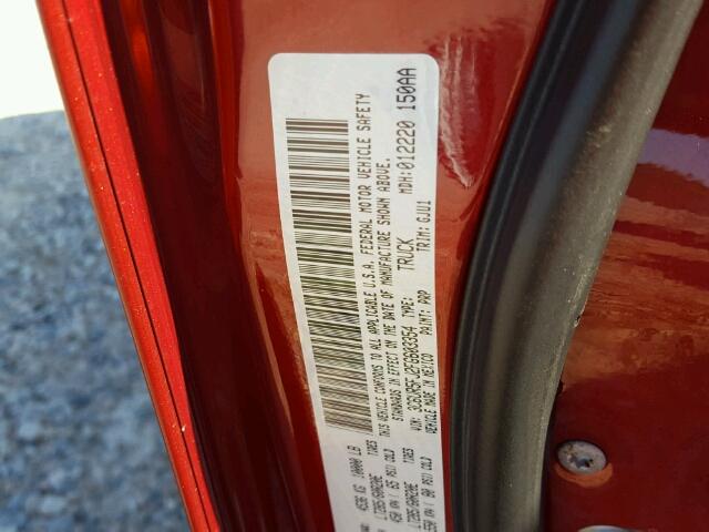 3C6UR5FJ2FG603354 - 2015 RAM 2500 LARAM RED photo 10