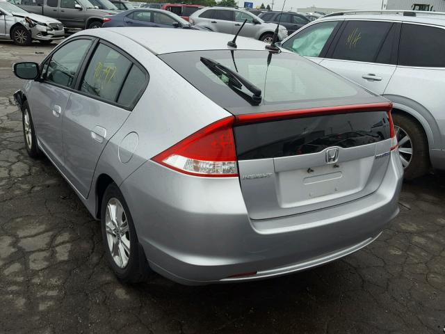 JHMZE2H79BS003815 - 2011 HONDA INSIGHT EX SILVER photo 3