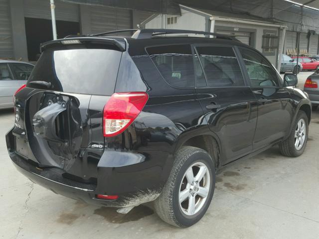 JTMBD33VX76031107 - 2007 TOYOTA RAV4 BLACK photo 4