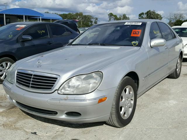 WDBNG75J81A176770 - 2001 MERCEDES-BENZ S 500 SILVER photo 2