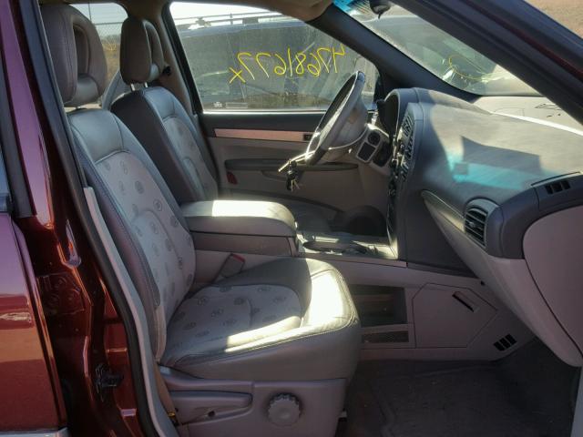 3G5DA03E02S518151 - 2002 BUICK RENDEZVOUS BURGUNDY photo 5