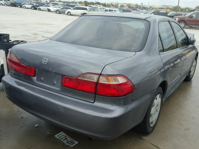 1HGCG56421A142265 - 2001 HONDA ACCORD LX GRAY photo 4