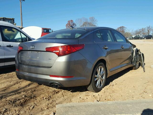 5XXGN4A73DG197219 - 2013 KIA OPTIMA EX CHARCOAL photo 4