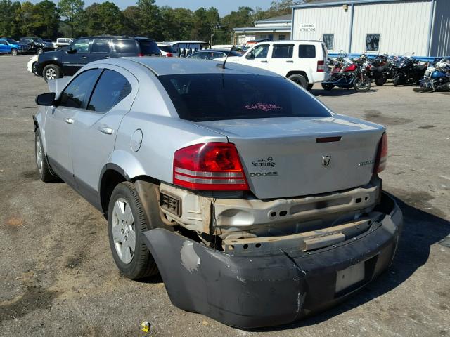 1B3LC46B09N531558 - 2009 DODGE AVENGER SE SILVER photo 3