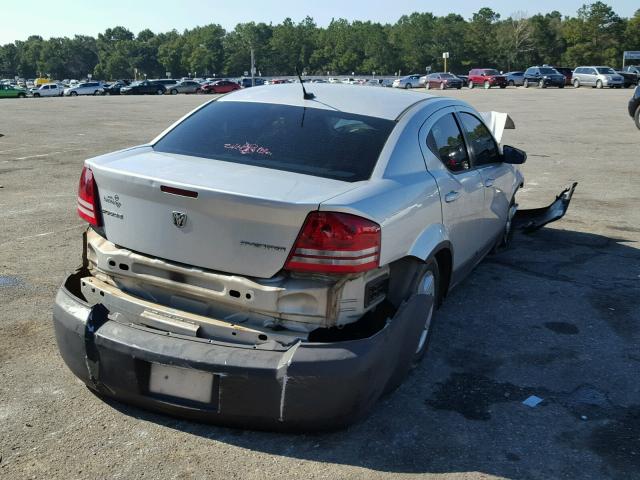 1B3LC46B09N531558 - 2009 DODGE AVENGER SE SILVER photo 4