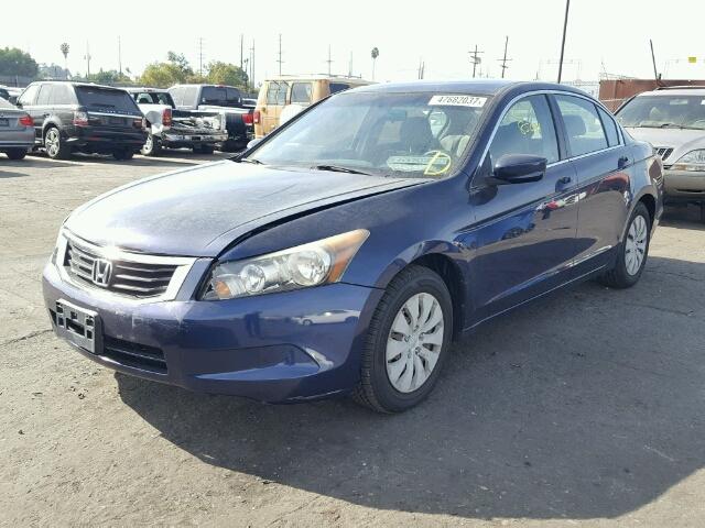 JHMCP26328C043317 - 2008 HONDA ACCORD LX BLUE photo 2