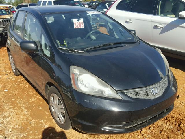 JHMGE8G21AS022874 - 2010 HONDA FIT BLACK photo 1