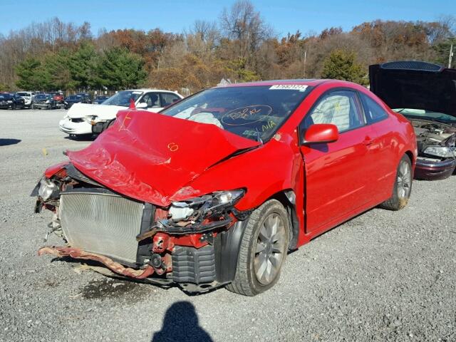 2HGFG1B82AH524327 - 2010 HONDA CIVIC EX წითელი ფოტო 2