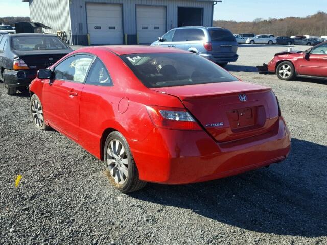 2HGFG1B82AH524327 - 2010 HONDA CIVIC EX წითელი ფოტო 3