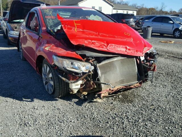 2HGFG1B82AH524327 - 2010 HONDA CIVIC EX წითელი ფოტო 9
