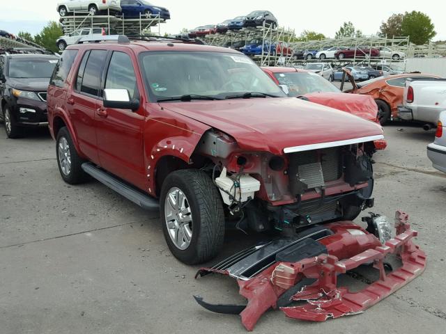 1FMEU7FE7AUB02553 - 2010 FORD EXPLORER L RED photo 1