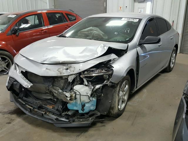 1G1ZB5ST6GF218935 - 2016 CHEVROLET MALIBU LS SILVER photo 2