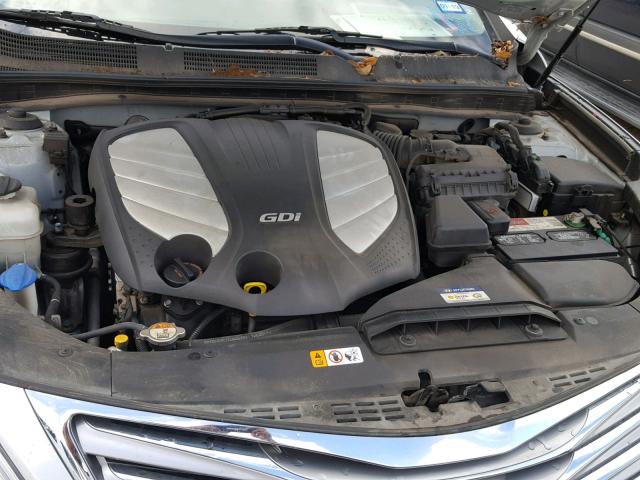 KMHFG4JG2DA254085 - 2013 HYUNDAI AZERA SILVER photo 7