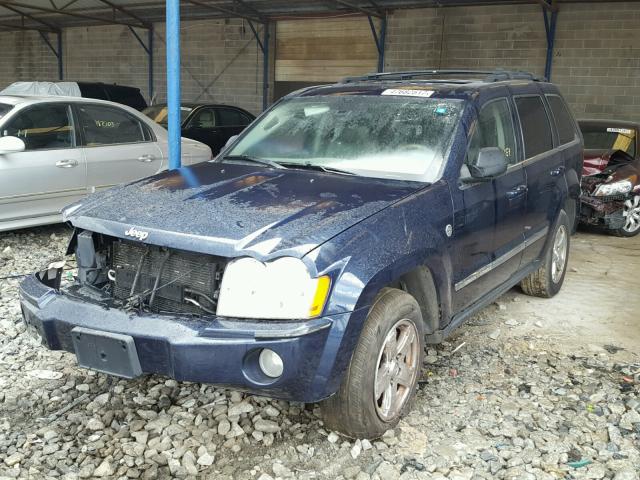 1J4HR58N26C185739 - 2006 JEEP GRAND CHER BLUE photo 2