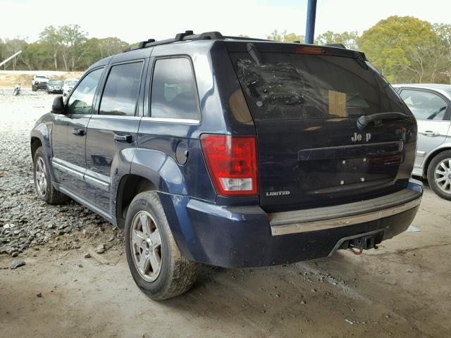 1J4HR58N26C185739 - 2006 JEEP GRAND CHER BLUE photo 3