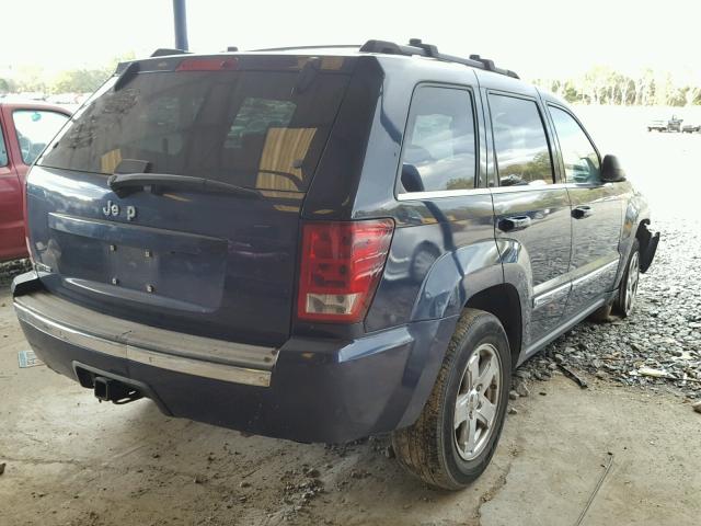 1J4HR58N26C185739 - 2006 JEEP GRAND CHER BLUE photo 4