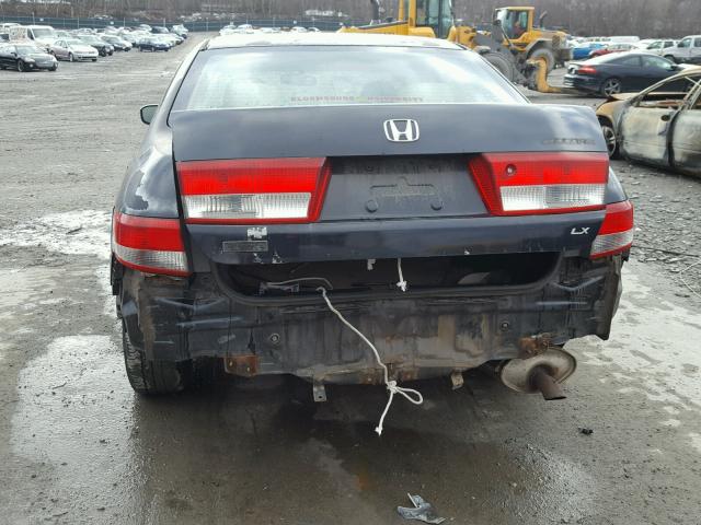 1HGCM56334A142229 - 2004 HONDA ACCORD LX BLACK photo 9