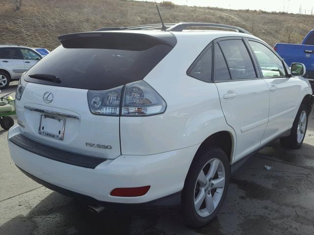 JTJHA31UX40054573 - 2004 LEXUS RX330 WHITE photo 4