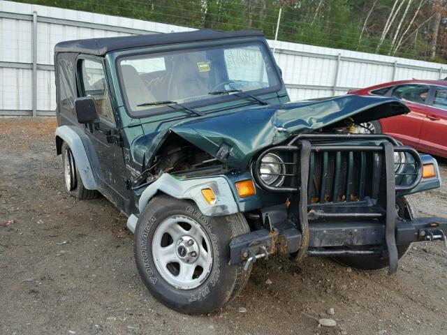 1J4FY19S5XP439171 - 1999 JEEP WRANGLER / GREEN photo 1