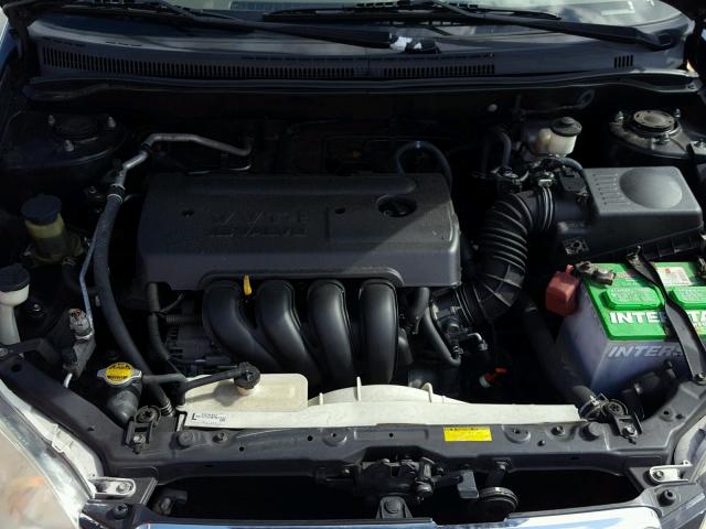 1NXBR32E68Z022867 - 2008 TOYOTA COROLLA CE BLACK photo 7